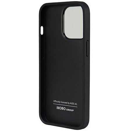 Audi Synthetic Leather iPhone 13 Pro / 13 6.1" czarny/black hardcase AU-TPUPCIP13P-TT/D1-BK