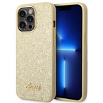 Guess GUHCP14XHGGSHD iPhone 14 Pro Max 6.7 &quot;gold / gold hard case Glitter Script