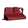 iCarer Wallet Case 2in1 iPhone 14 Flip Leather Cover Anti-RFID red (WMI14220725-RD)