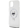 Karl Lagerfeld KLHMP15MHMRSCHH iPhone 15 Plus 6.7&quot; white/white hardcase Ring Stand Choupette Head MagSafe