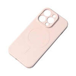 Silikonowe etui kompatybilne z MagSafe do iPhone 15 Silicone Case - kremowe