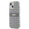 DKNY DKHMP15SHRHSEE iPhone 15 / 14 / 13 6.1" beżowy/beige hardcase IML Mono & Stripe MagSafe