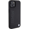 BMW Leather Hot Stamp case for iPhone 15 - black