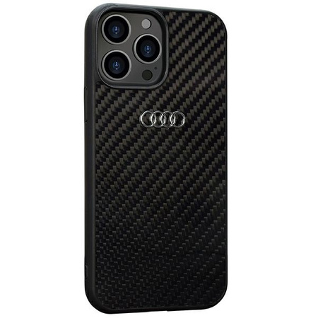 Audi Carbon Fiber iPhone 13 Pro Max 6.7&quot; black/black hardcase AU-TPUPCIP13PM-R8/D2-BK