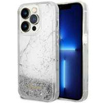 Guess GUHCP14LLCSGSGH iPhone 14 Pro 6.1" white/white hardcase Liquid Glitter Marble