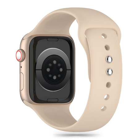 Pasek Tech-Protect Silicone na Apple Watch 4 / 5 / 6 / 7 / 8 / 9 / SE / Ultra 1 / 2 (42 / 44 / 45 / 49 mm) - brązowy