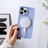 Magnetic Color Matte Case for iPhone 15 - navy blue