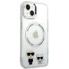 Karl Lagerfeld KLHMP14MHKCT iPhone 14 Plus 6,7" hardcase przeźroczysty/transparent Karl & Choupette Aluminium Magsafe