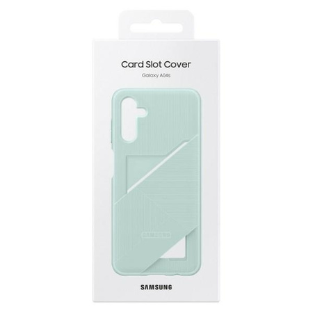 Samsung Card Slot Cover Case for Samsung Galaxy A04s Silicone Case Card Wallet Green (EF-OA047TGEGWW)