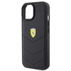 Etui Ferrari Quilted Metal Logo na iPhone 15 - czarne