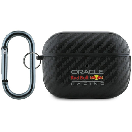 Etui Red Bull PU Carbon Logo do AirPods   Pro 2 czarny