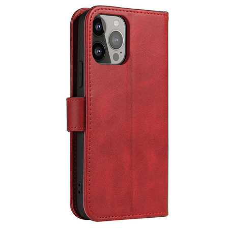 Magnet Case Hülle für Samsung Galaxy S23 Hülle mit Flip Wallet Ständer rot