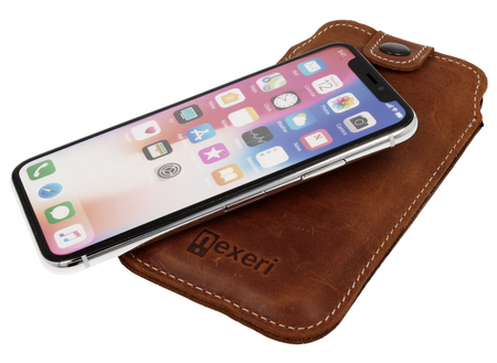 Etui Wsuwka skórzana Nexeri Leather Pocket XXL+ SAMSUNG GALAXY S20 ULTRA / S21 ULTRA / HUAWEI P SMART 2021 / XIAOMI MI 10T/10T PRO brązowe