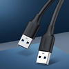 Ugreen kabel przewód USB 2.0 (męski) - USB 2.0 (męski) 3 m czarny (US128 30136)