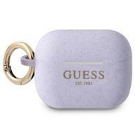 Guess GUAPSGGEU AirPods Pro cover purpurowy/purple Silicone Glitter