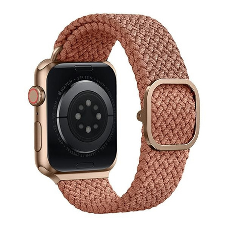 UNIQ pasek Aspen Apple Watch 44/42/45mm Braided różowy/grapefruit pink