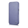 iCarer CE Premium Leather Folio Case iPhone 14 Pro Max Magnetic Flip Leather Folio Case MagSafe Light Purple (WMI14220716-LP)