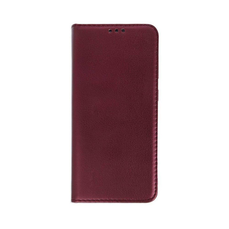 Etui XIAOMI POCO C40 Portfel z Klapką Skóra Ekologiczna Kabura Magnet Book burgundowe