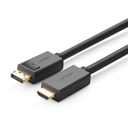 Ugreen kabel przewód HDMI - DisplayPort 4K 30 Hz 32 AWG 3 m czarny (DP101 10203)