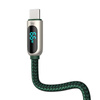 Baseus Display Cable USB to Type-C, 66W, 2m (green)