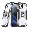 Wozinsky Ring Armor pancerne hybrydowe etui pokrowiec + magnetyczny uchwyt iPhone 13 mini srebrny