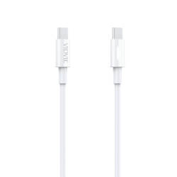 Cable 100W 1m USB-C - USB-C VIDVIE CB4013 white