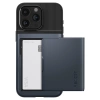 Etui Spigen Slim Armor CS na iPhone 15 Pro Max - niebieskie