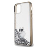 Karl Lagerfeld nakładka do iPhone 11 KLHCN61LKCNSK HC LIQ. GLITTER C transparentna