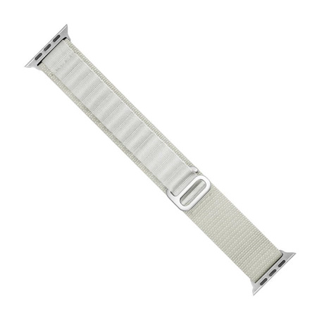 Alpenarmband mit Stahlschließe für Apple Watch 42/44/45/49 mm – Silber