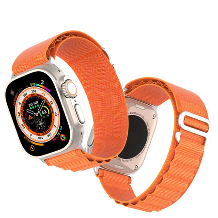 Sport-Schnallenarmband für Apple Watch Ultra/8/7/6/SE/5/4/3/2/1 (42, 44, 45, 49 mm) Dux Ducis Armband GS-Version – Orange