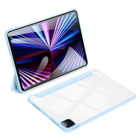 Dux Ducis Copa etui do iPad Pro 12.9'' 2021 / 2020 / 2018 pokrowiec smart cover z podstawką niebieski