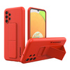 Wozinsky Kickstand Case Silikon Ständer Cover für Samsung Galaxy A13 5G Rot