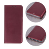 Case MOTOROLA MOTO G13 / G23 Wallet with a Flap Leatherette Holster Magnet Book burgundy