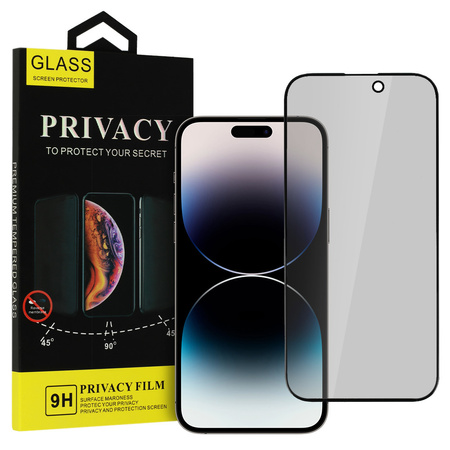 Hartowane szkło Privacy Glass do SAMSUNG GALAXY A03/A03S/A03 CORE/A02/A02S/A04 CZARNE