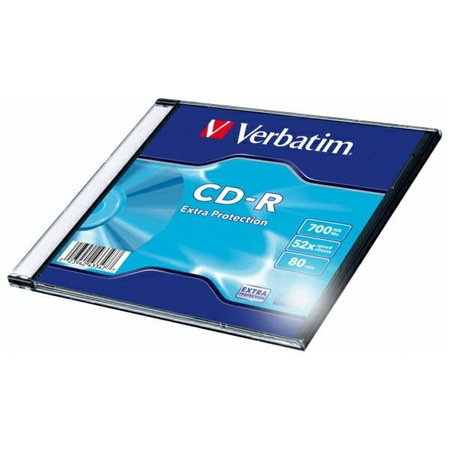 Verbatim Płyta CD-R 700MB 52x Extra       Protection biały/white 1szt 43347