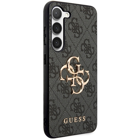 Guess 4G Big Metal Logo - Etui Samsung Galaxy S23 (szary)