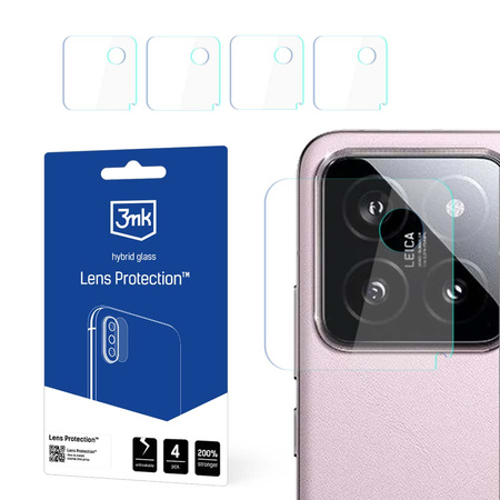 3MK Lens Protect Xiaomi 14 Ochrona na obiektyw aparatu 4szt