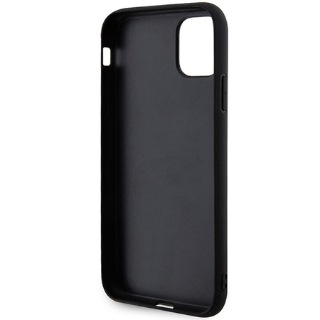 Original Case IPHONE 11 Karl Lagerfeld Hardcase Rubber Karl Head 3D (KLHCN613DRKNK) black