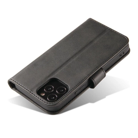 Magnet Case Elegante Hülle mit Überschlag und Standfunktion für Motorola Moto E32 schwarz