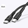 USAMS Kabel U43 USB-C na USB-C 100W PD Fast Charge 5A 1.2m czarny/black SJ459USB01 (US-SJ459)