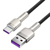 Baseus Cafule Series Metal Data USB - USB Typ C 66W cable 1m black (CAKF000101)