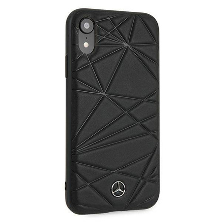 Etui IPHONE XR Mercedes Hardcase Twister (MEPERHCI61QGLBK) czarne