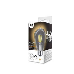 Żarówka LED Filament E27 ST64 4W 230V 2700K 470lm COG przezroczysta Forever Light