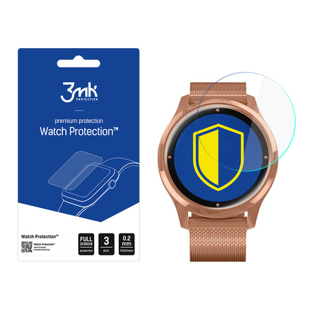 Garmin Vivomove Luxe - 3mk Watch Protection™ v. FlexibleGlass Lite