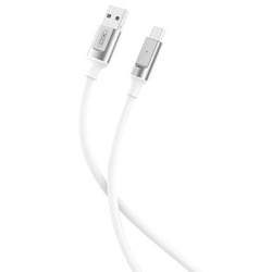 XO kabel NB251 USB - microUSB 1,0 m 6A biały