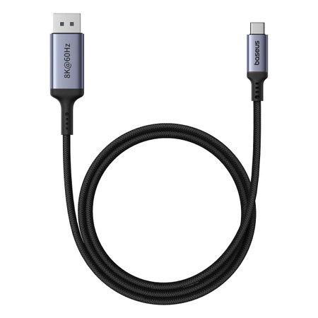 Baseus High Definition Series USB-C auf DisplayPort 1.4 8K 60Hz Unidirektionales Kabel 1,5 m – Schwarz