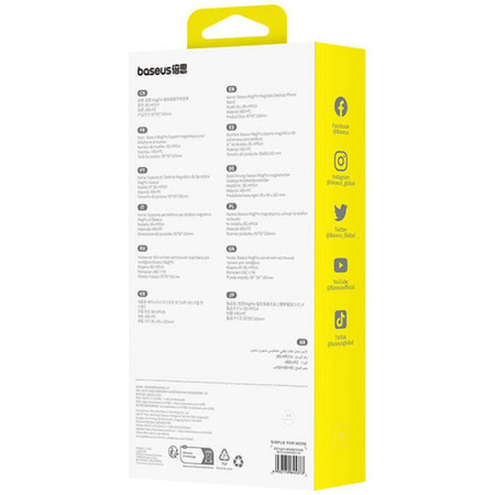 Baseus MagPro magnetischer Standhalter für das Telefon – weiß