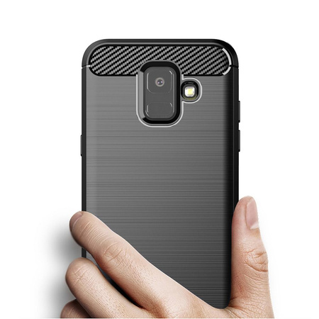 Case SAMSUNG GALAXY A6 2018 Nexeri Carbon Armored black