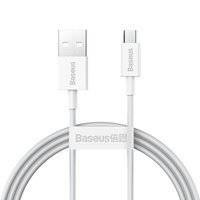 Baseus Superior kabel przewód USB - micro USB do szybkiego ładowania 2A 1m biały (CAMYS-02)