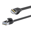 BASEUS kabel sieciowy high Speed RJ45 Gigabit płaski 1m czarny PCWL-B01